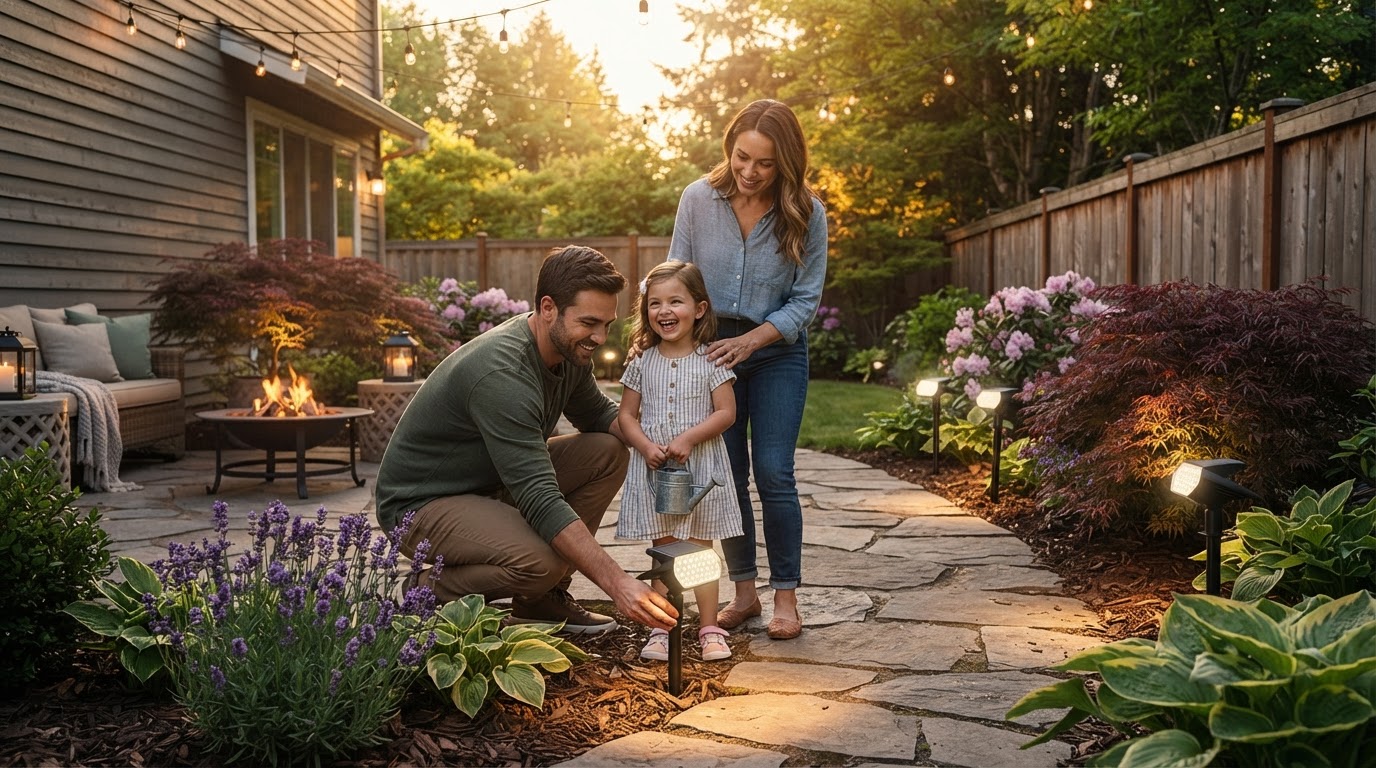 5-Step Setup for Solar Spot Lights Outdoor
