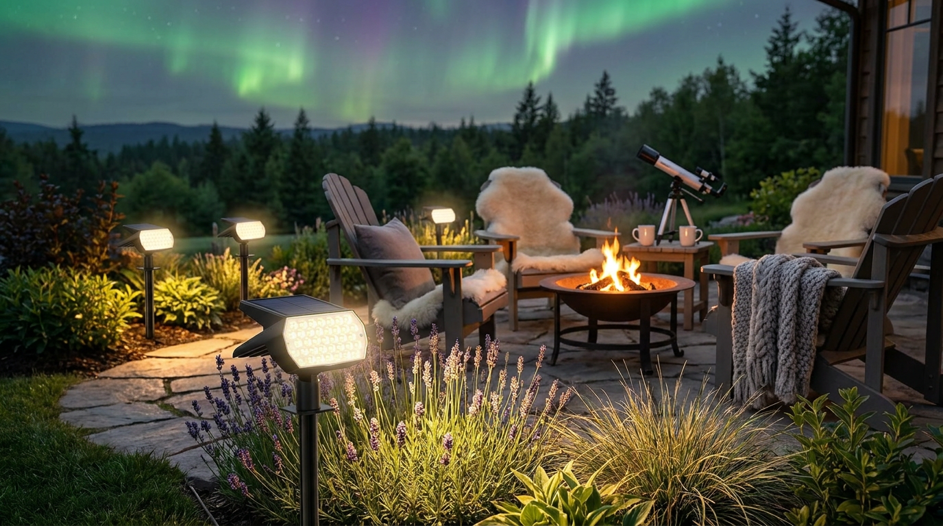 Aurora Watch and Nacinic Solar Spot Lights Performance