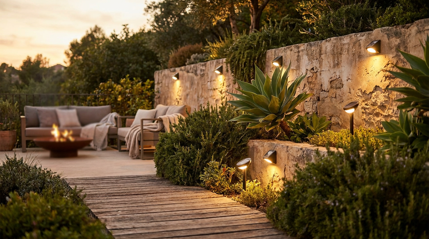 What are the benefits of warm white Solar Spot Lights?
