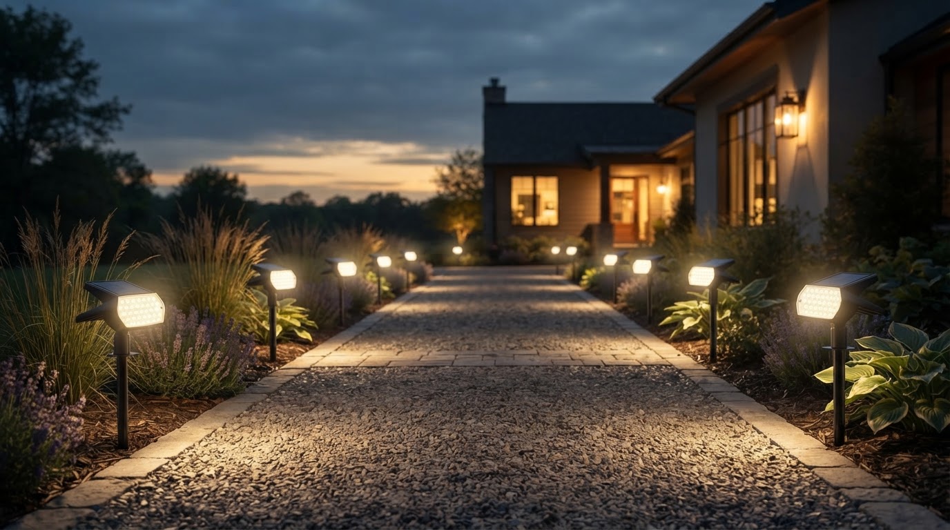 What Are the Brightest Solar Spot Lights for Driveways?