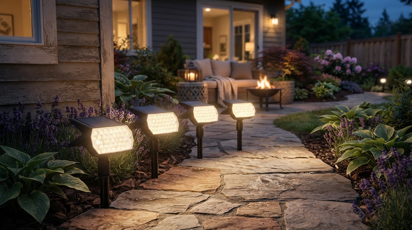 Selecting High Output Solar Spot Lights for House Exteriors