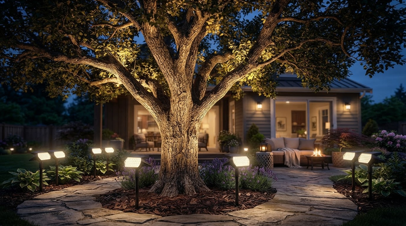 What are the brightest Solar Spot Lights for trees?