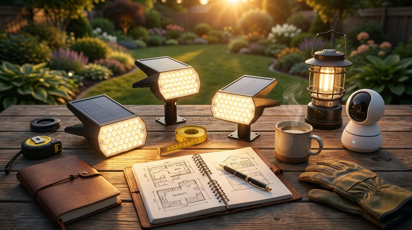 Optimizing High Output Solar Spot Lights for Security