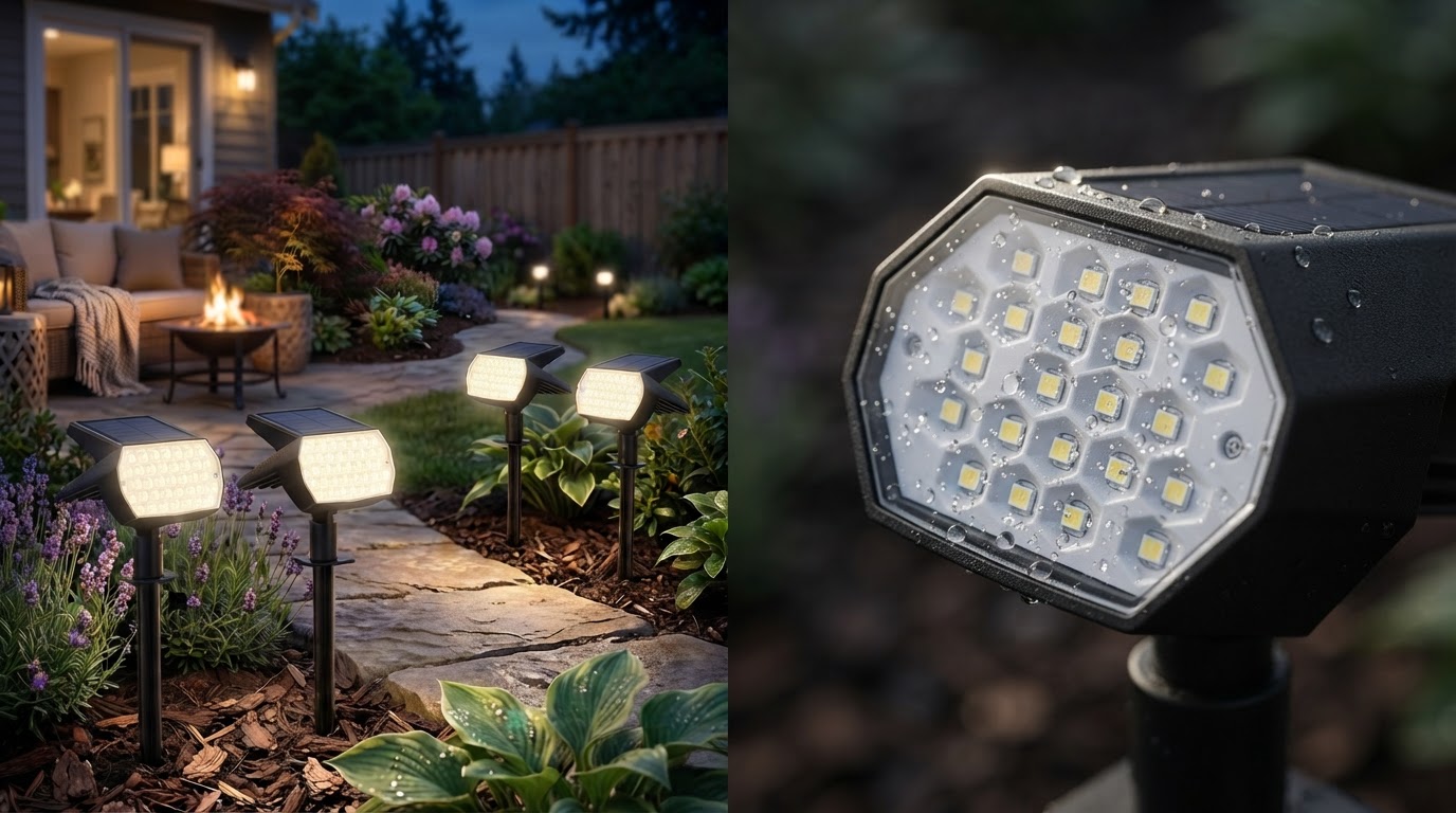 Which waterproof solar pathway lights are most durable?