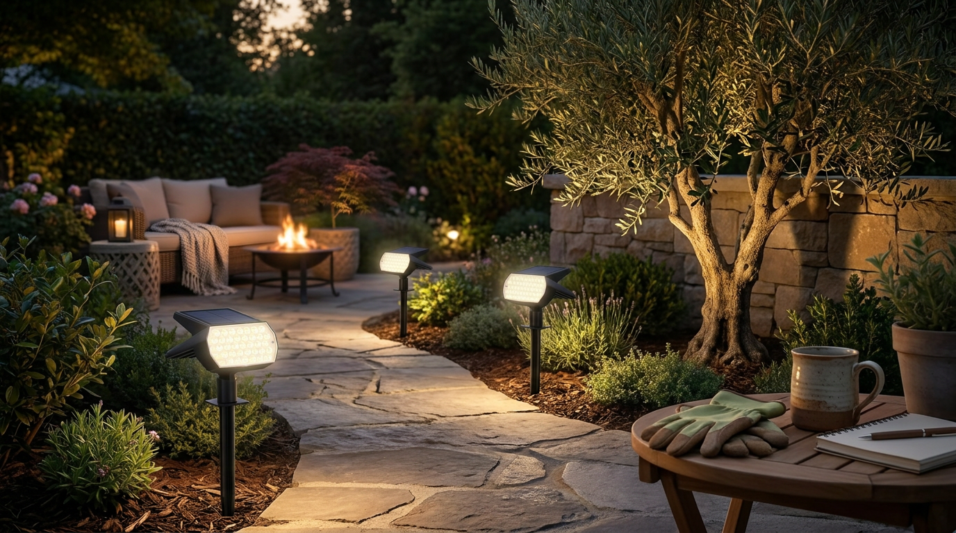 Optimizing Dusk to Dawn Solar Spot Lights for Yard Security