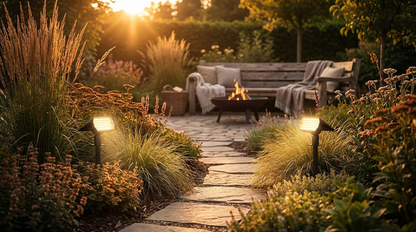 Guide to Garden Design with Solar Spot Lights
