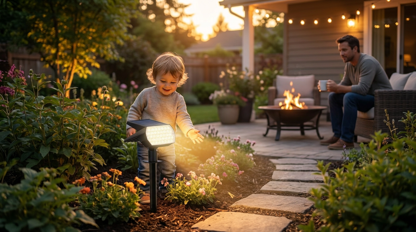 How do I set up dusk to dawn Solar Spot Lights?
