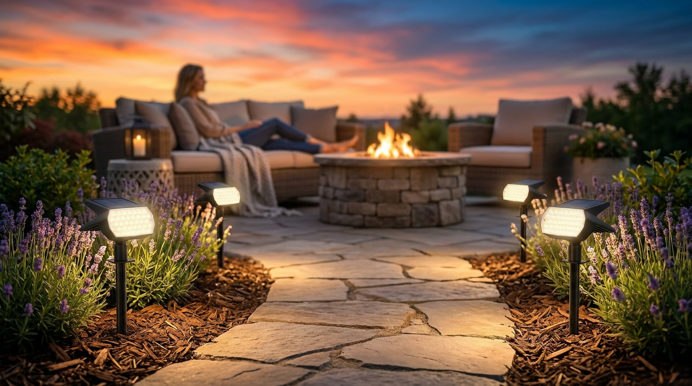 Smart Solar Spot Lights Discount Hits $12 Per Unit