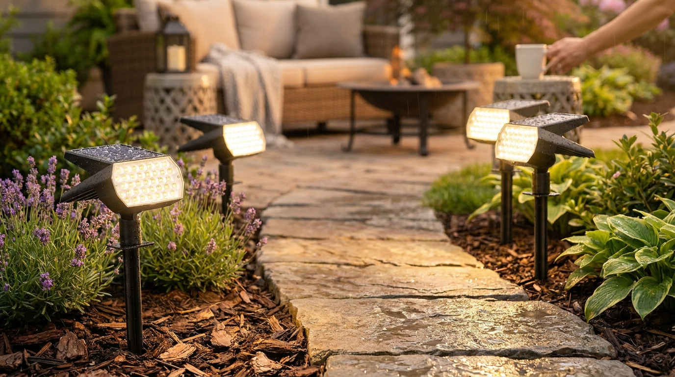 How Solar Pathway Spot Lights Achieve Waterproofing