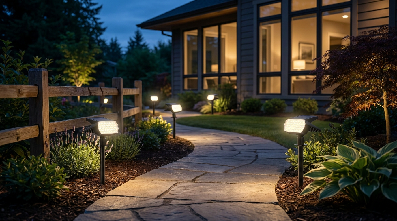 Evaluating Solar Spot Lights for Property Perimeter Security