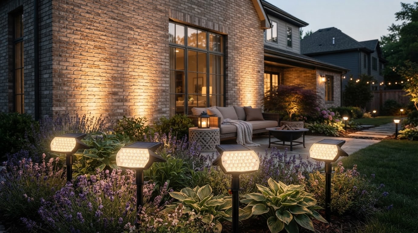 Solar Spot Lights for Architectural Uplighting