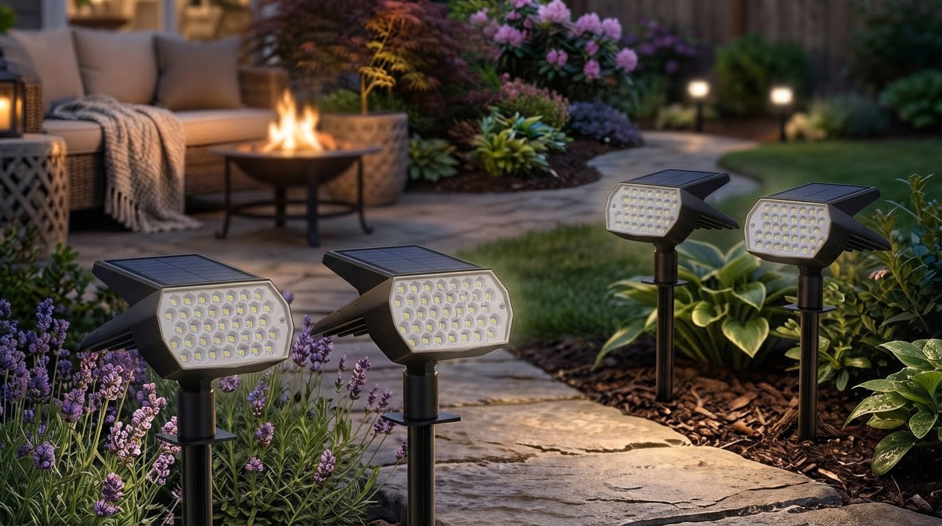 I Tested Solar Spotlights Where Spec Sheets Usually Mislead Us