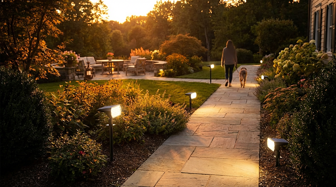 Light Up Your Life: Solar Spotlights & Safety