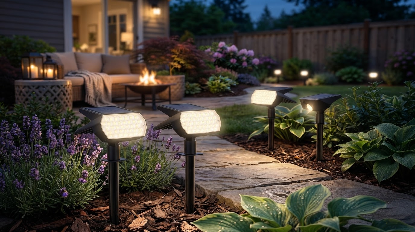 Solar Spot Lights Waterproofing Standards for Garden Use