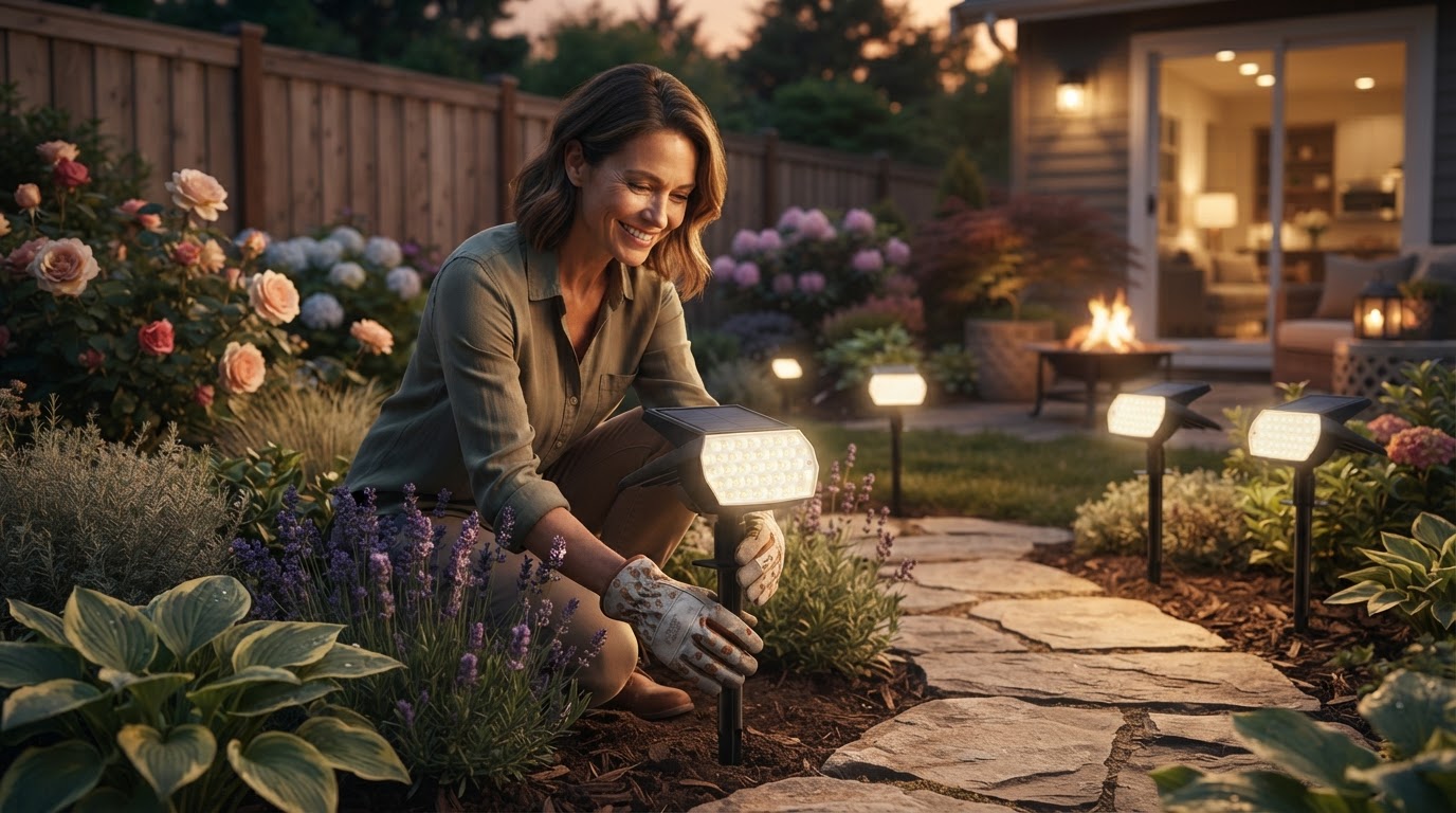 Which Waterproof Solar Spot Lights Are Best for Gardens?