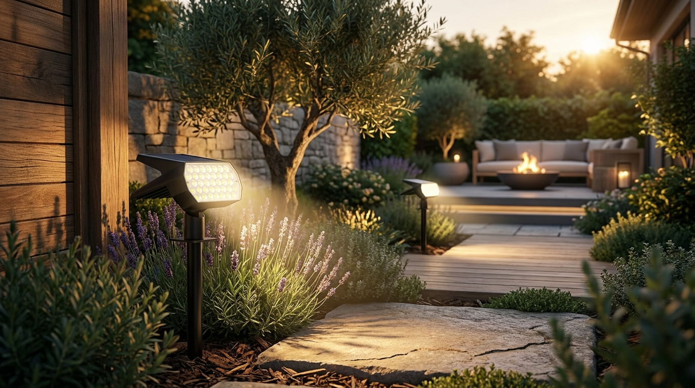 Why choose Solar Spot Lights for landscape illumination?