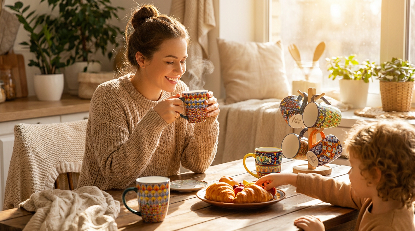 What is the Best Porcelain Boho Mugs Set for Daily Use?