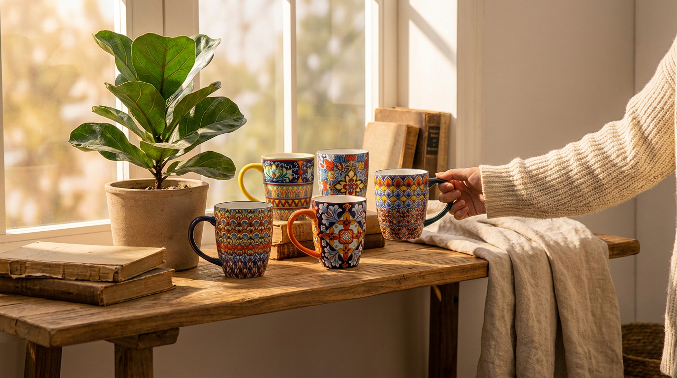 Stunning Bohemian Coffee Mugs Pack of 6: A Complete Review