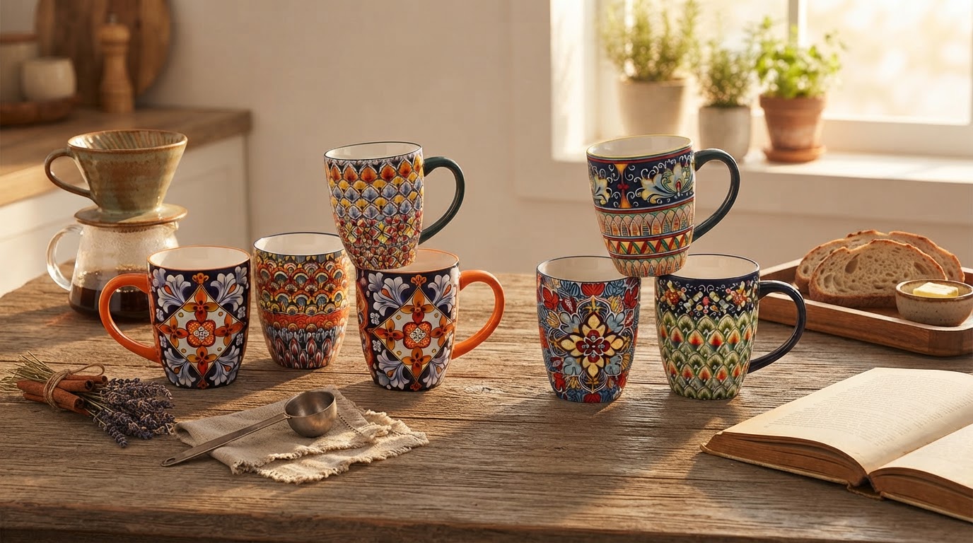 Choosing a Patterned Ceramic Coffee Mug Set for Daily Use