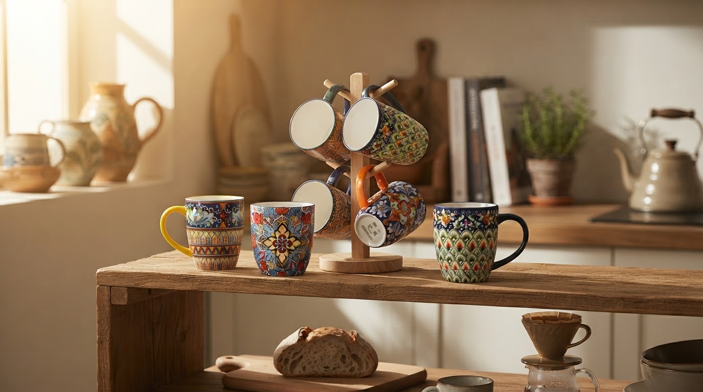 Evaluating the Hand Painted Look in Bohemian Porcelain Mugs
