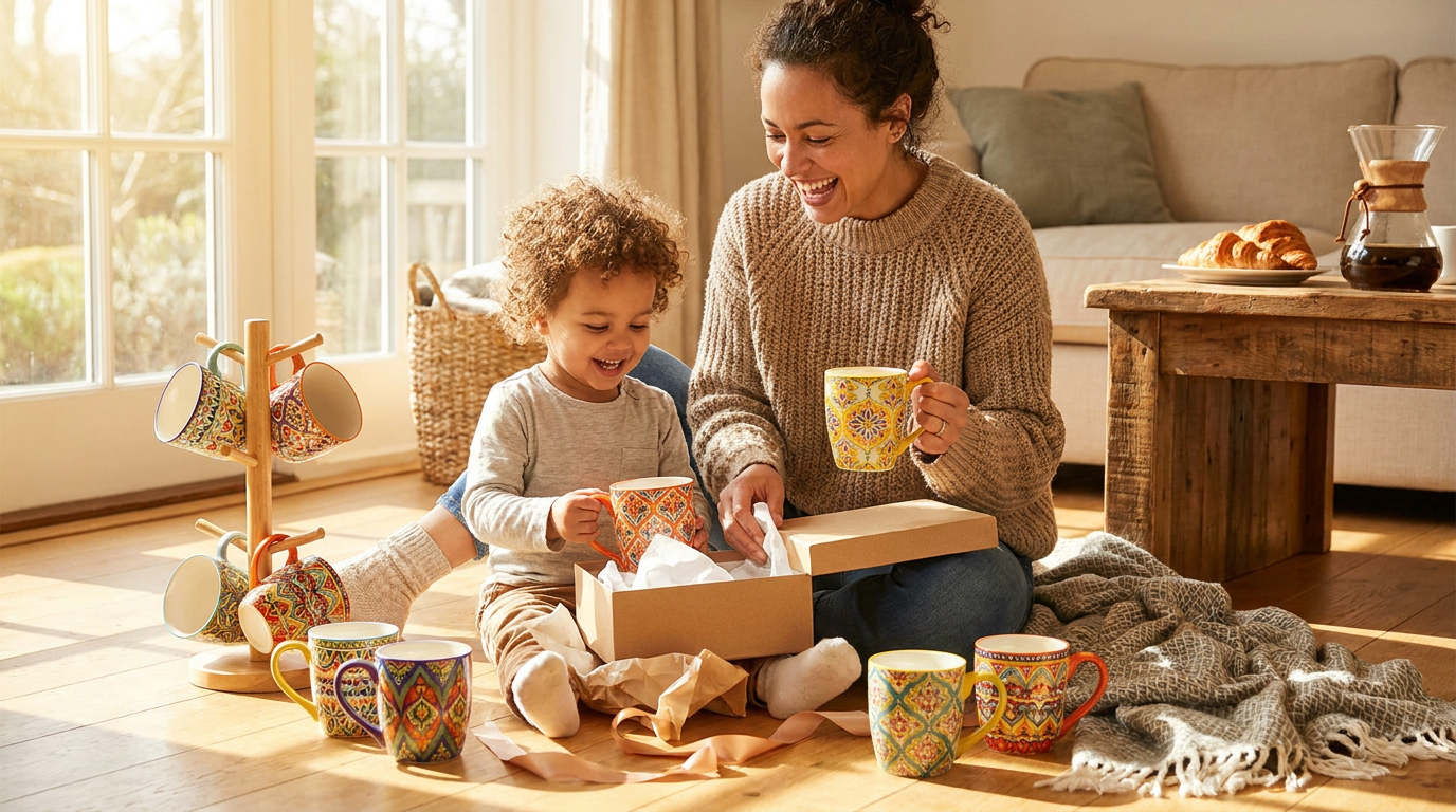 How Do You Choose the Best Patterned Ceramic Coffee Mug Set? Featuring the Pack Of 6 Bohemian Style Porcelain Coffee Mugs