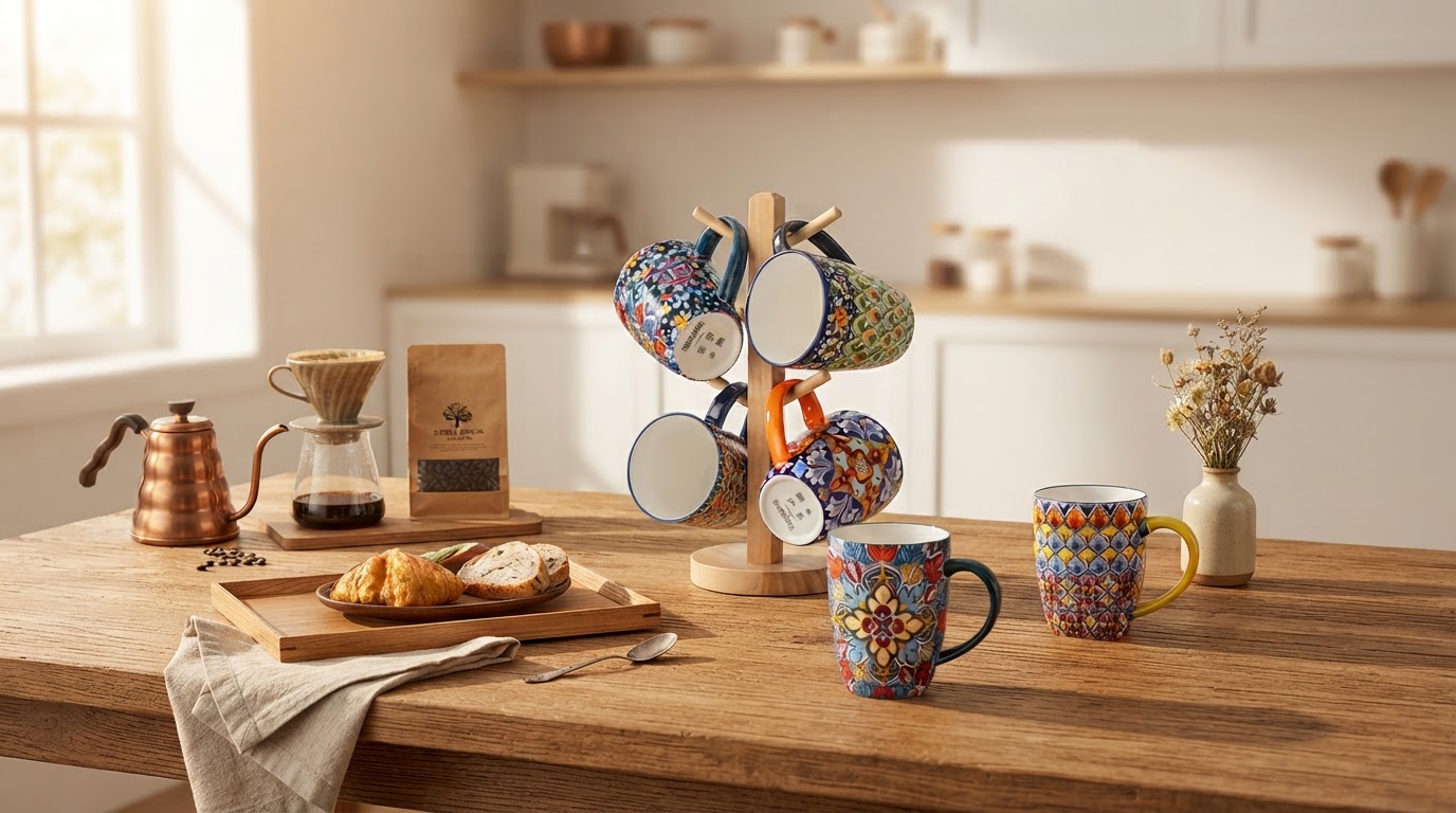 Selecting a Patterned Ceramic Coffee Mug Set for Daily Use