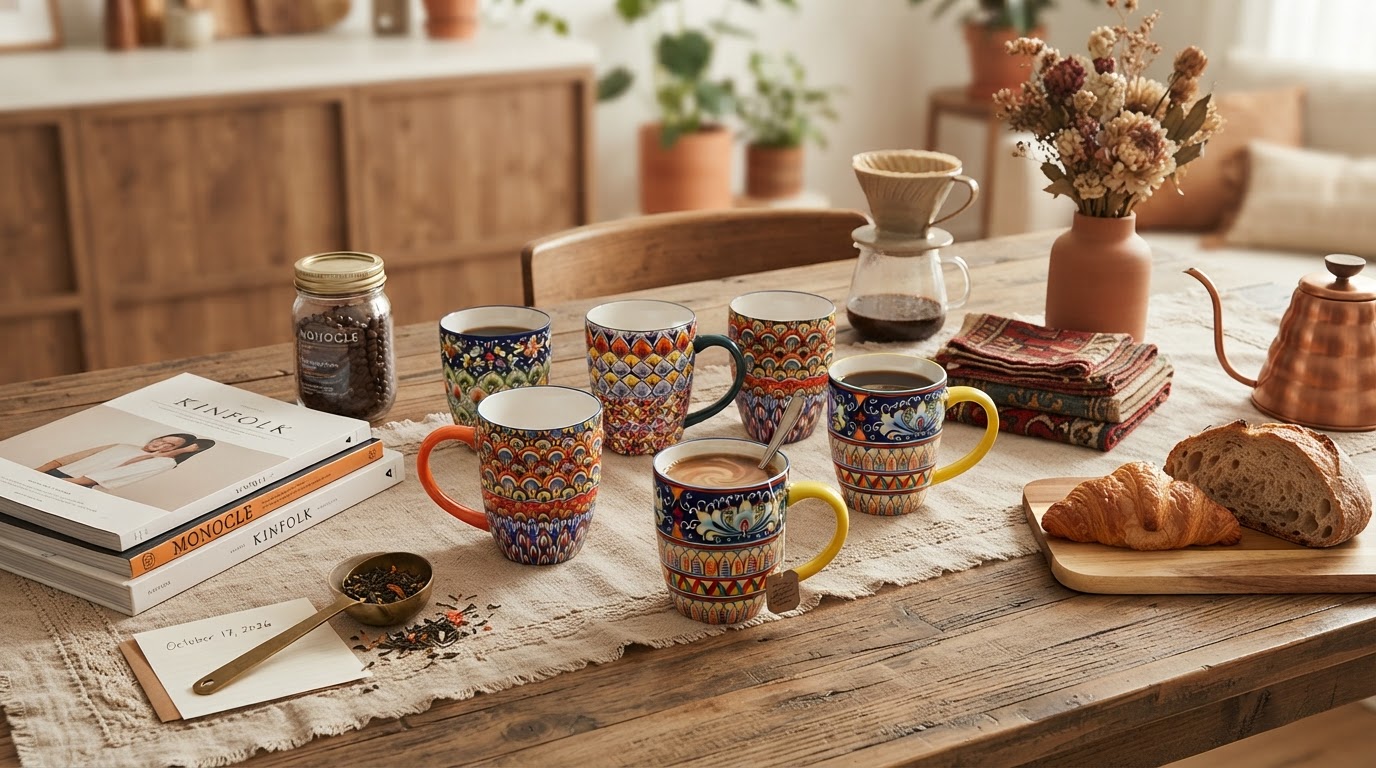 Selecting a Patterned Ceramic Coffee Mug Set for Daily Use