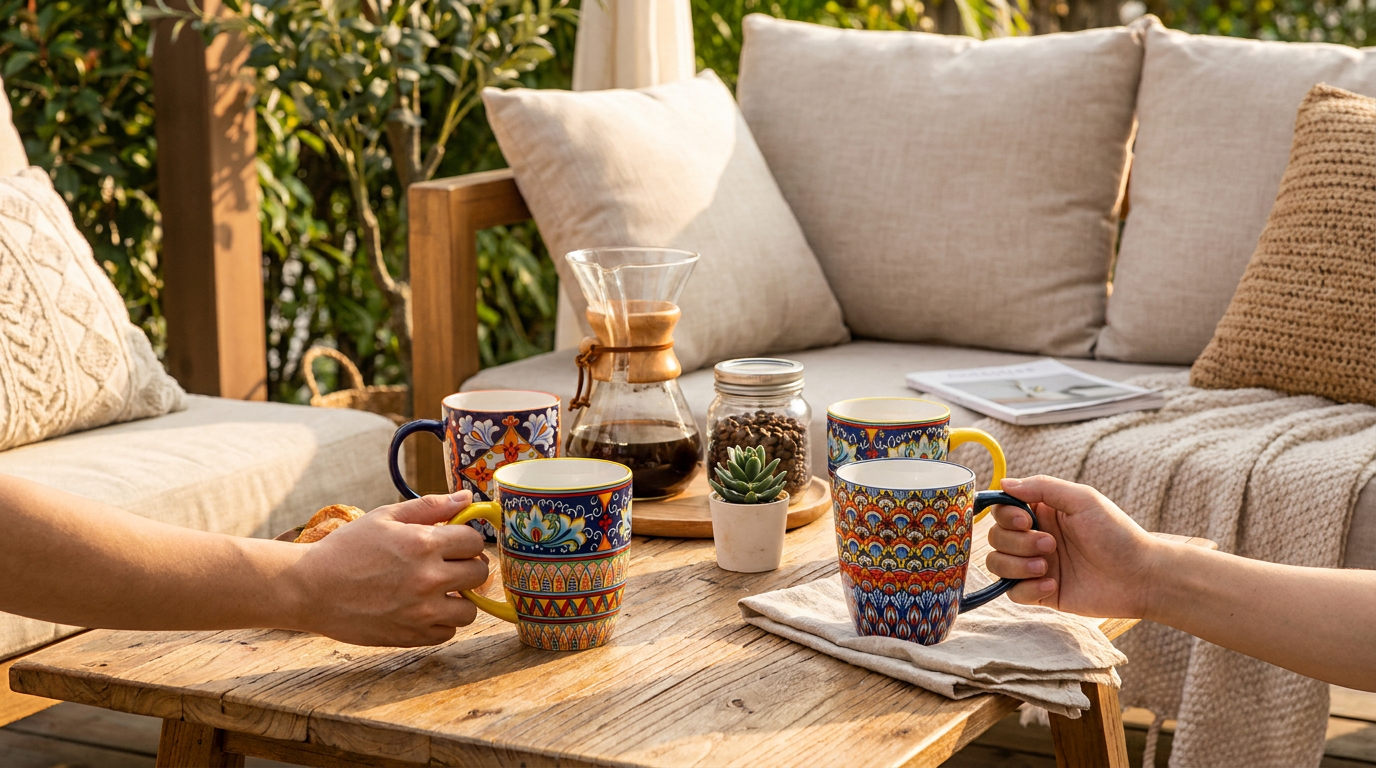 Sustainable Sips: Eco-Friendly Habits and Bohemian Mugs