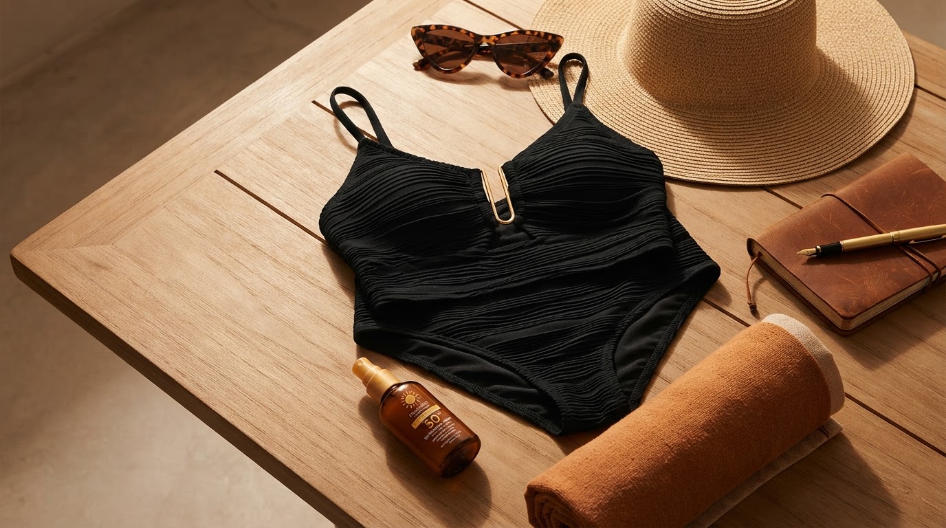 Slimming Control in the U-Wire Cutout High Waisted Swimsuit