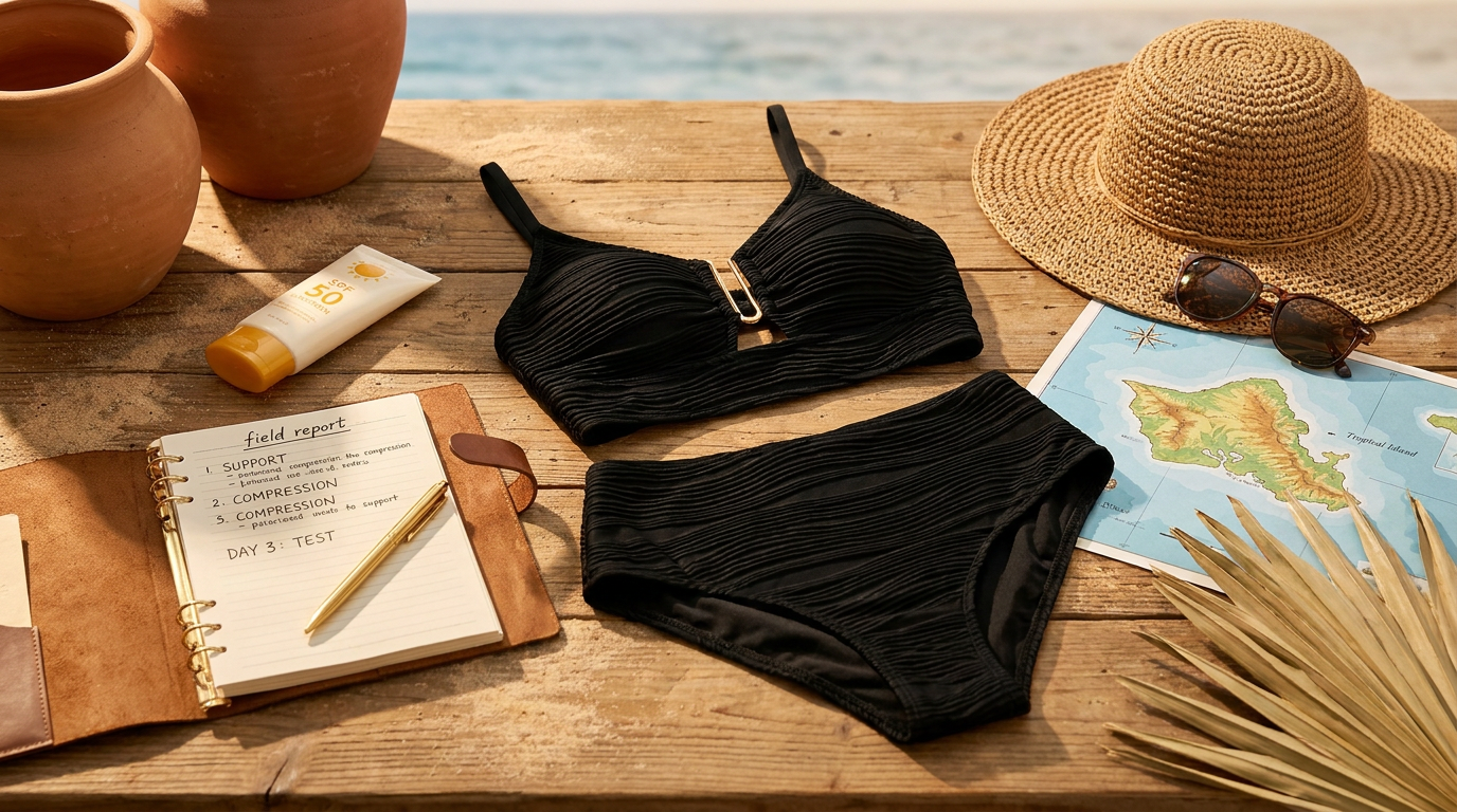 U-Wire Cutout High Waisted Textured Swimsuit Field Report