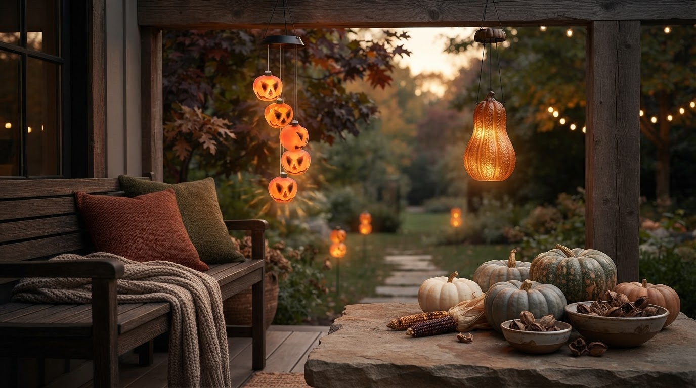 Choosing Solar Pumpkin Wind Chimes for Seasonal Decor
