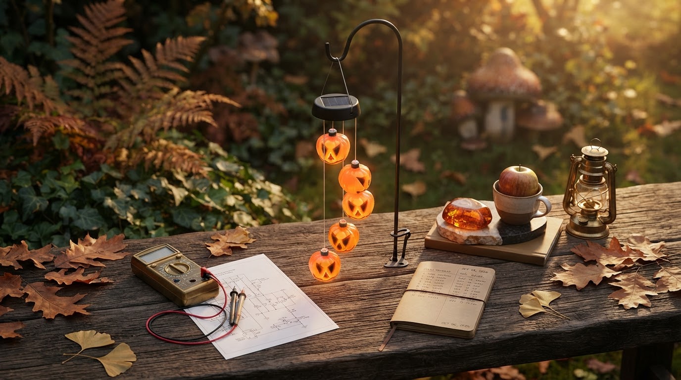 Solar Pumpkin Chime Performance in Seasonal Lighting