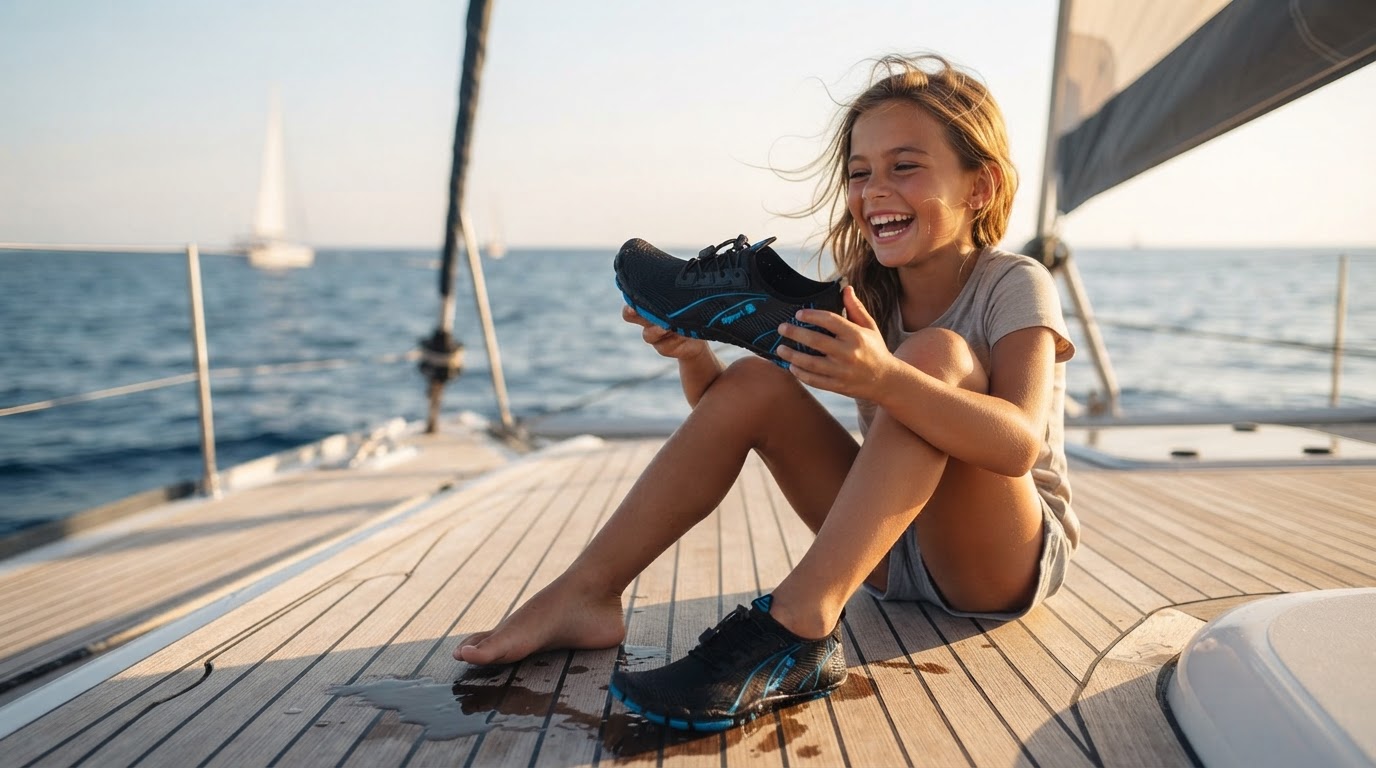 Why are Aqua Stride Shoes better for breathable sailing?