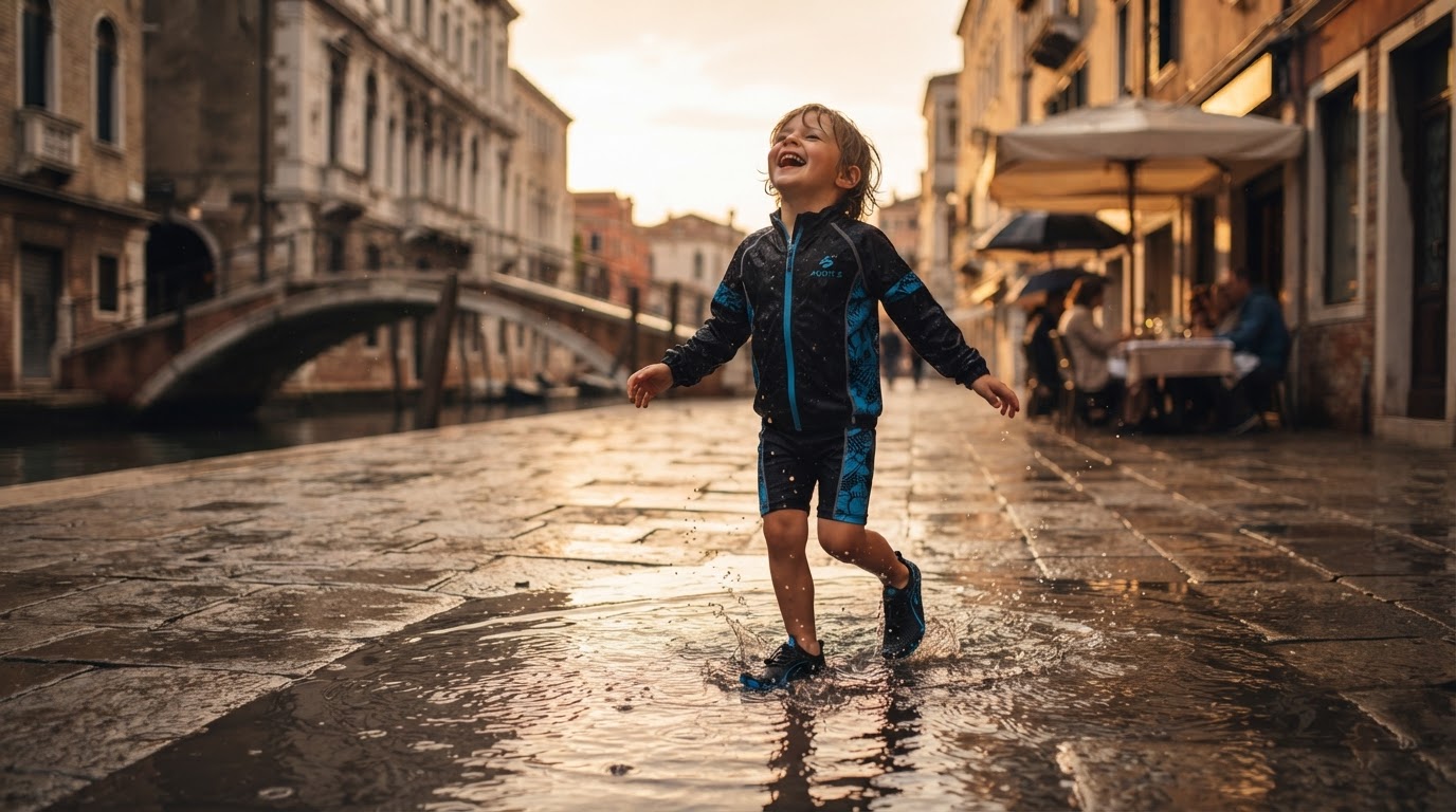 How Aqua Stride Shoes Navigate Hydrated Urban Terrain