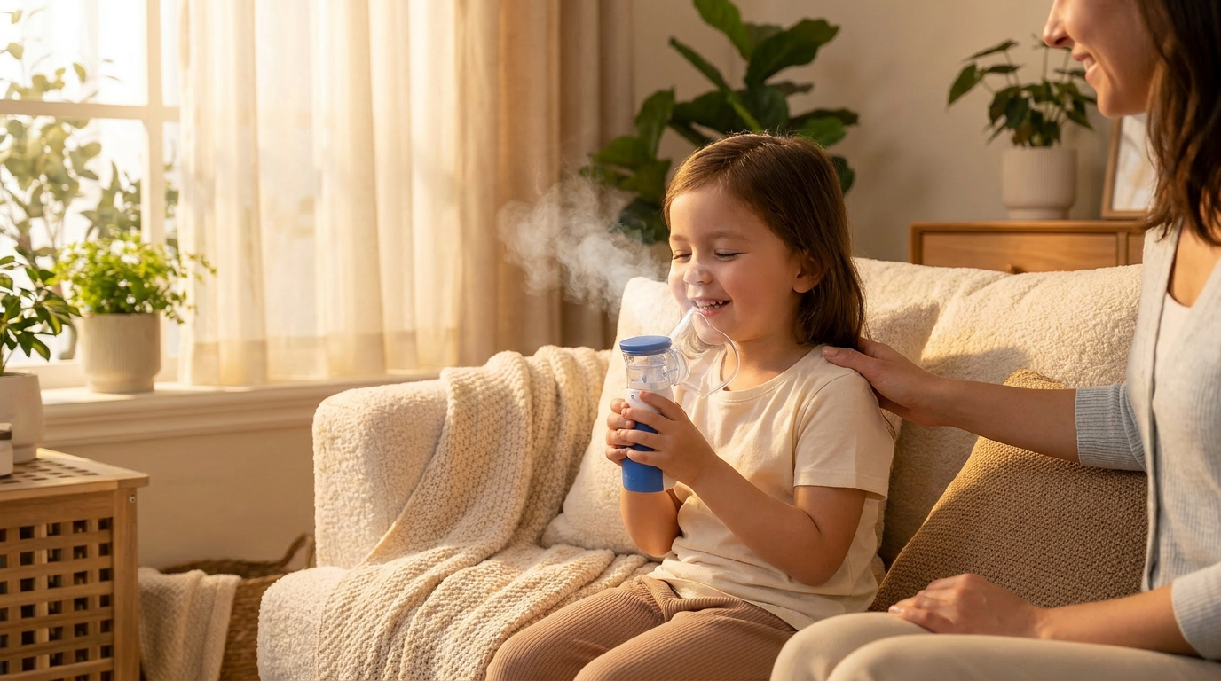 How to operate the Portable Smart Nebulizer Humidifier?