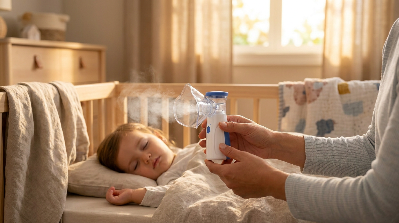 Portable Smart Nebulizer Humidifier Pediatric Care Efficiency