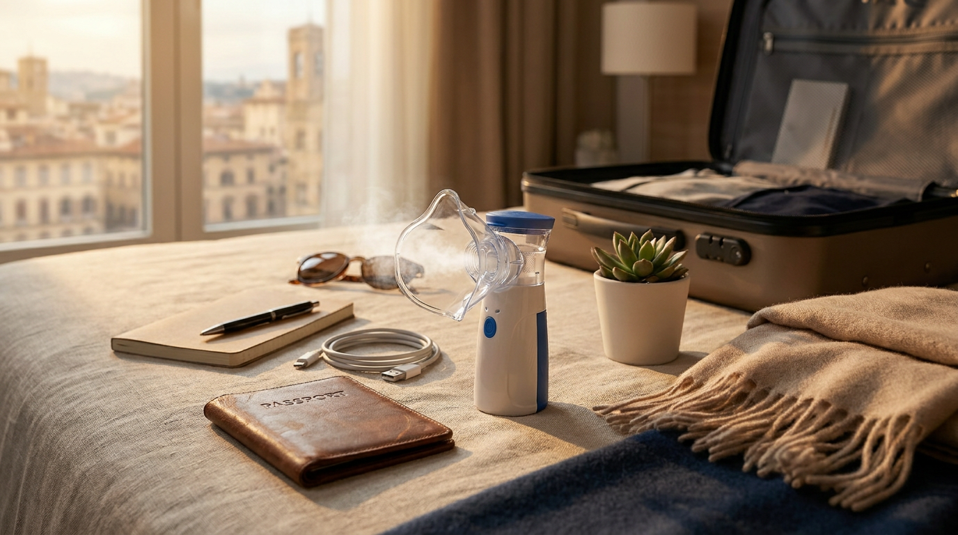 Managing Respiratory Health with the Portable Smart Nebulizer Humidifier
