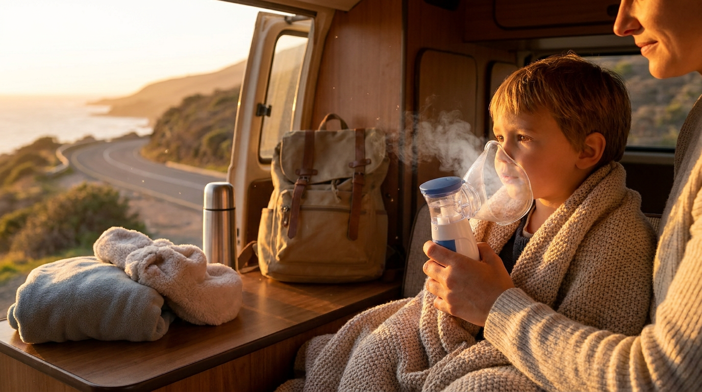 On-the-Go Relief with Portable Smart Nebulizer Humidifier