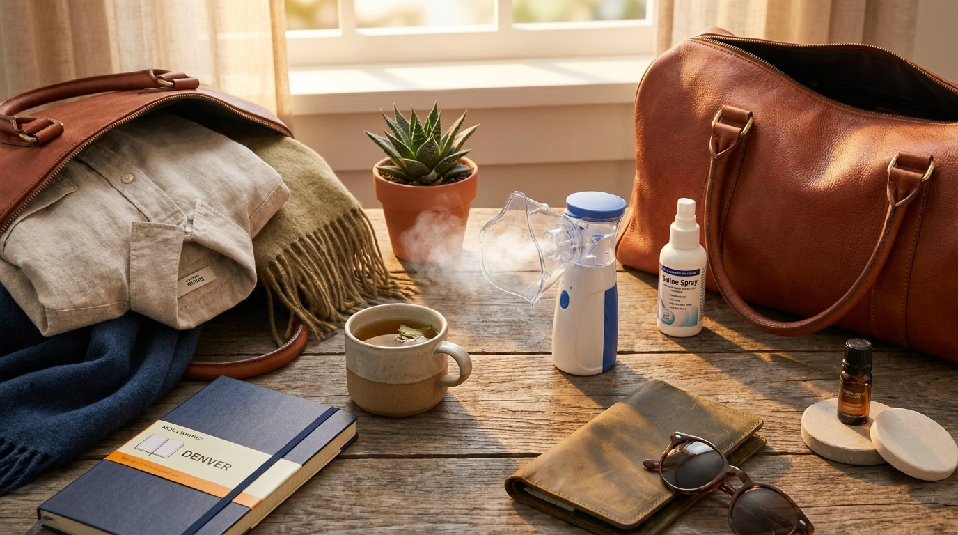 Portable Smart Nebulizer Humidifier for Dry Air Management