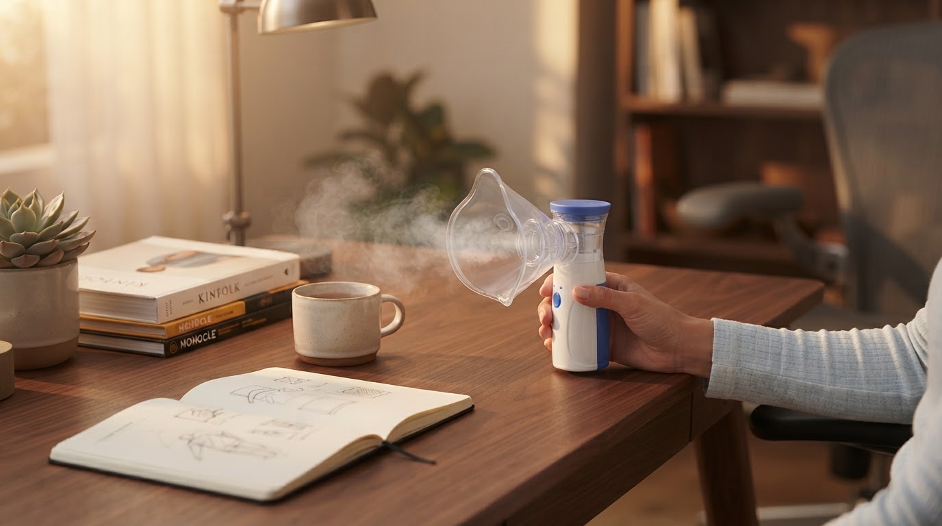 Portable Smart Nebulizer Humidifier Office Desk Review