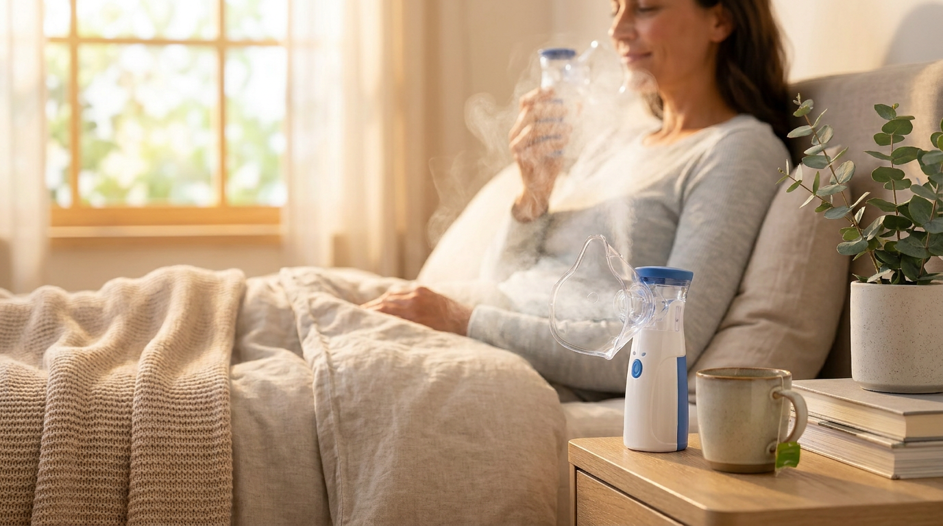 How the Portable Smart Nebulizer Humidifier Eases Sinus Pressure