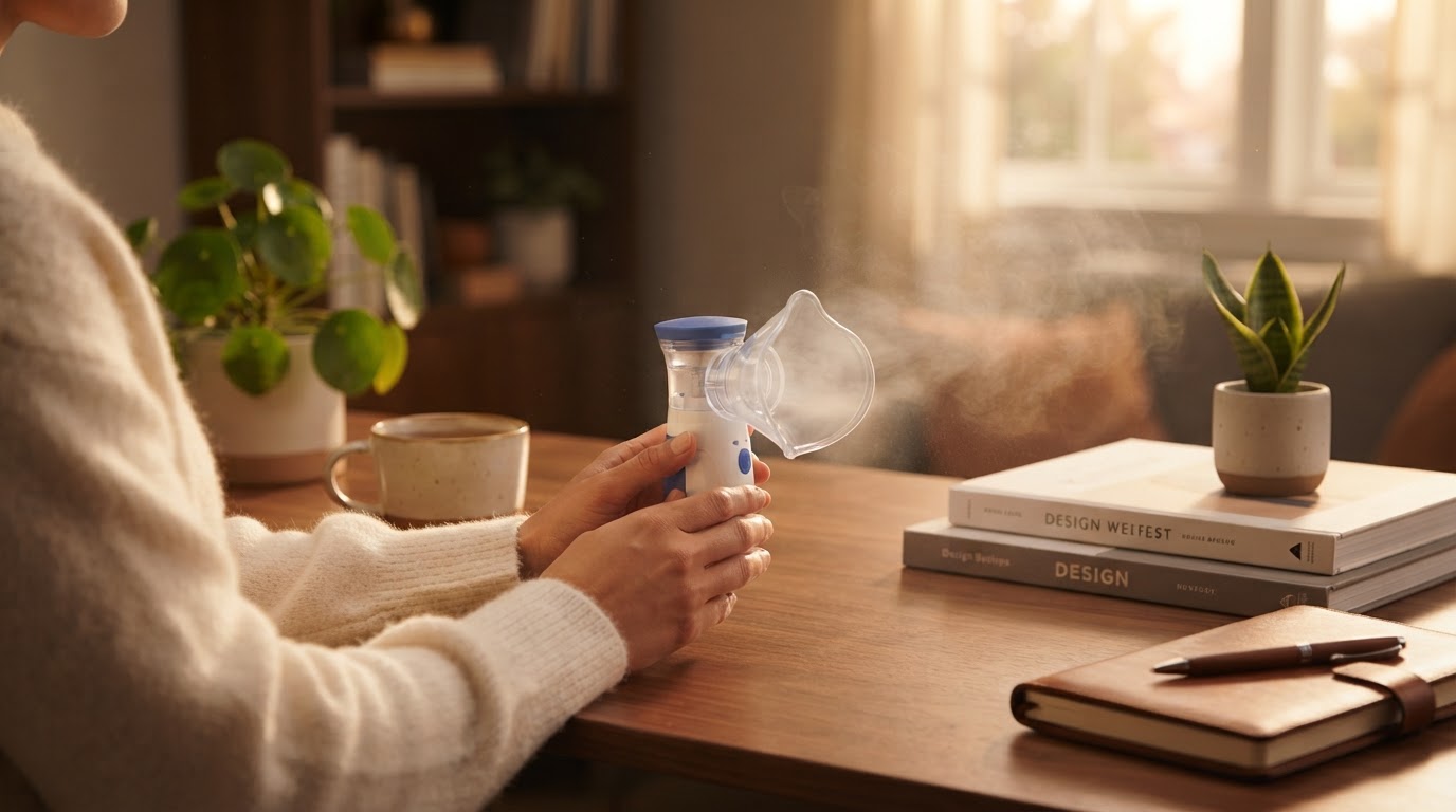 Silent Desk Hydration with Portable Smart Nebulizer Humidifier