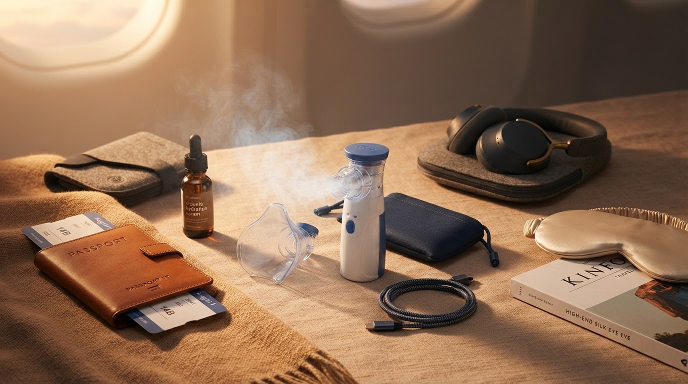 USB Personal Humidifier for Flight Cabin Comfort