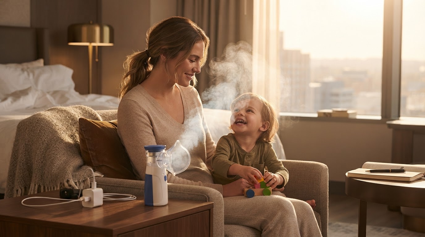 Using the Portable Smart Nebulizer Humidifier in Hotels
