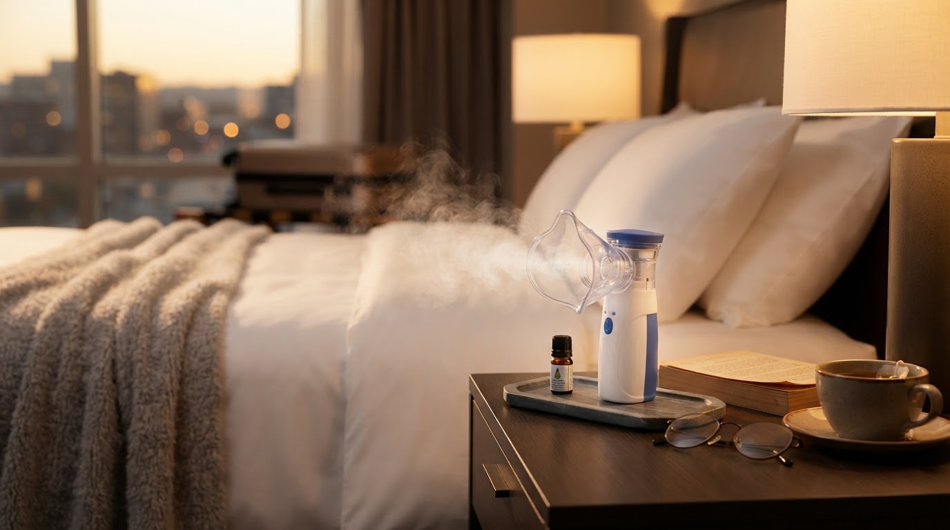 Optimizing Hotel Sleep With Portable Smart Nebulizer Humidifier