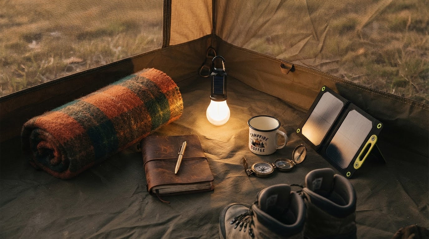Optimizing Solar Camping Light Placement for Tents
