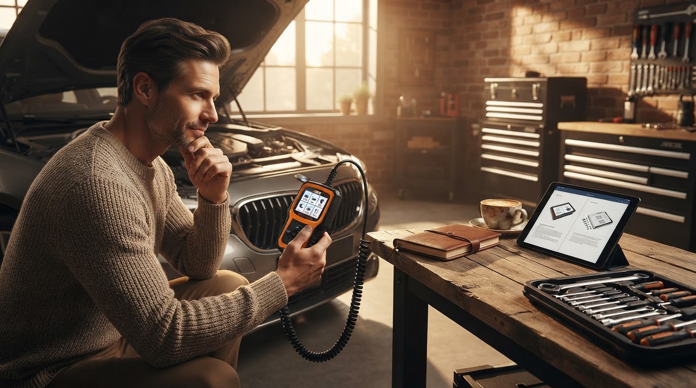 Home Diagnostics with Car Engine Scanner