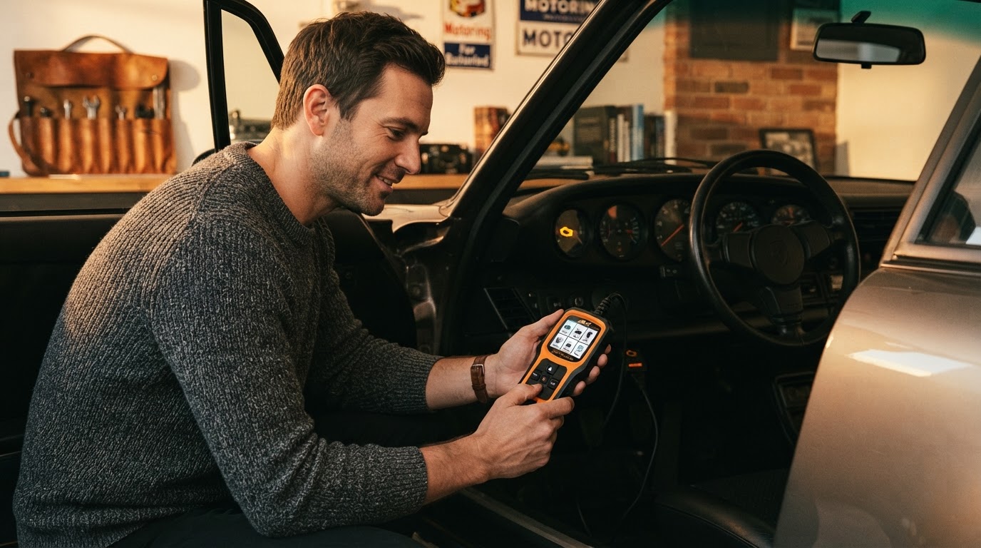 How do I use a Car Engine Scanner to clear a check light?