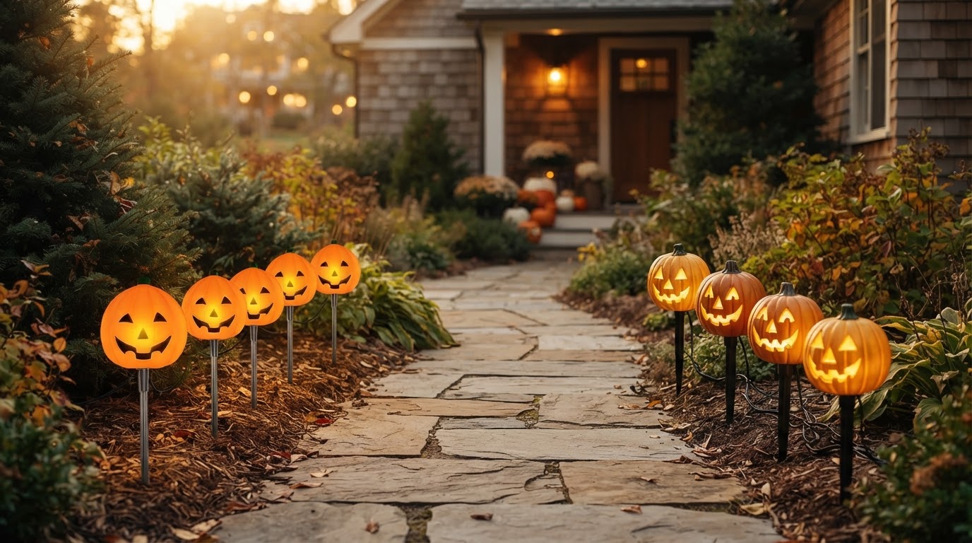 Comparing LED Pumpkin Lawn Ornaments for Fall