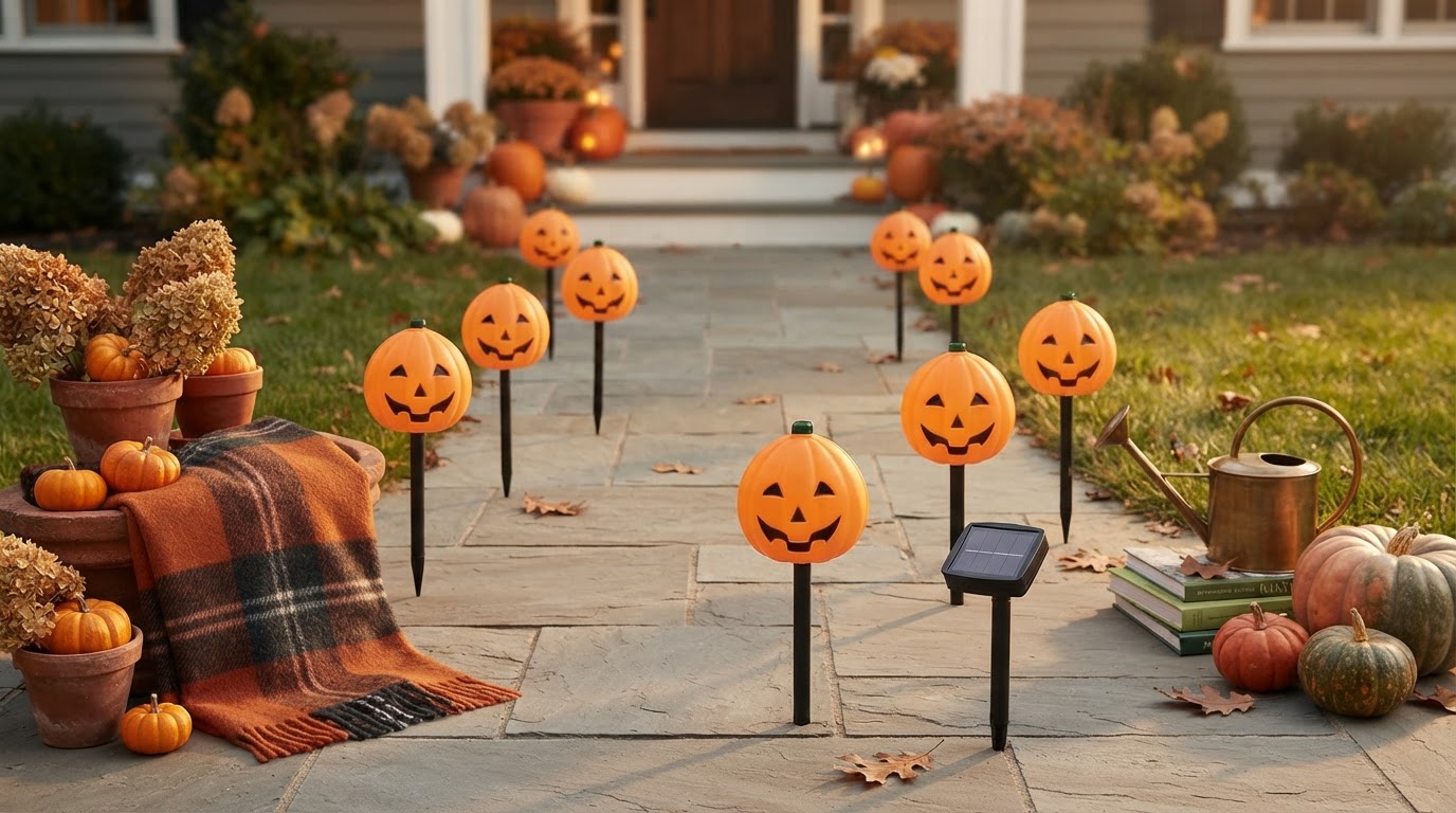Mapping Jack O Lantern Walkway Lights for Maximum Impact
